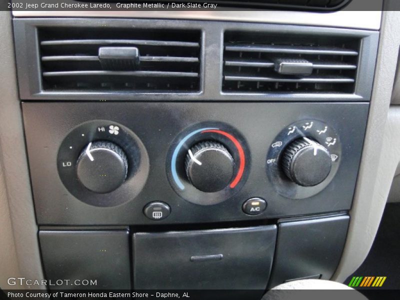 Graphite Metallic / Dark Slate Gray 2002 Jeep Grand Cherokee Laredo