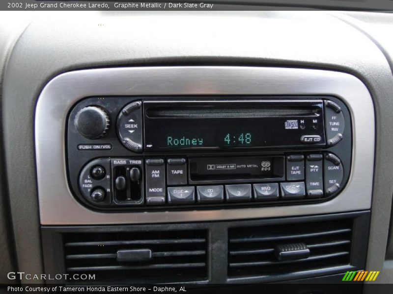 Graphite Metallic / Dark Slate Gray 2002 Jeep Grand Cherokee Laredo
