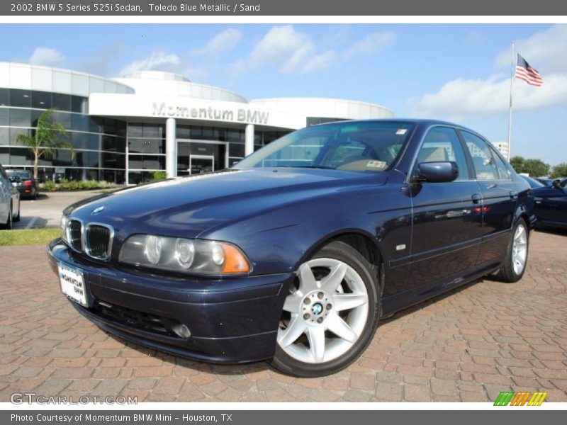Toledo Blue Metallic / Sand 2002 BMW 5 Series 525i Sedan