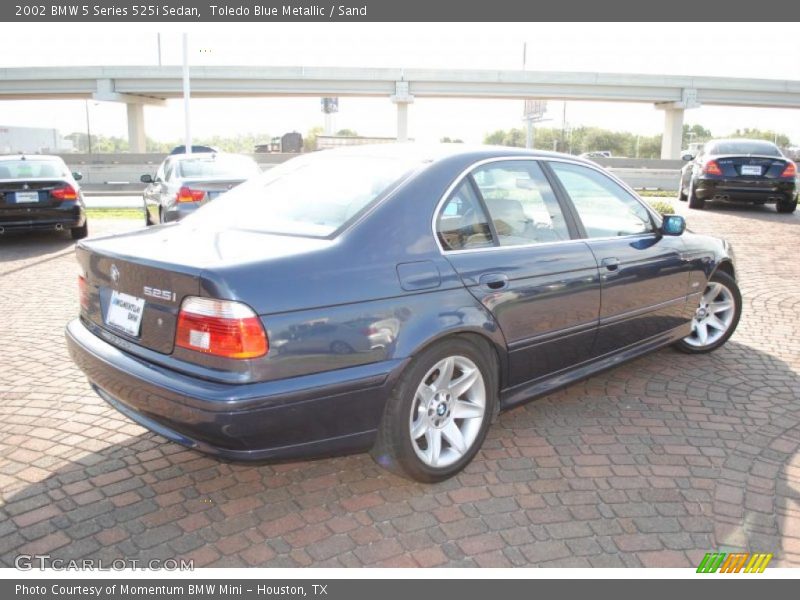 Toledo Blue Metallic / Sand 2002 BMW 5 Series 525i Sedan