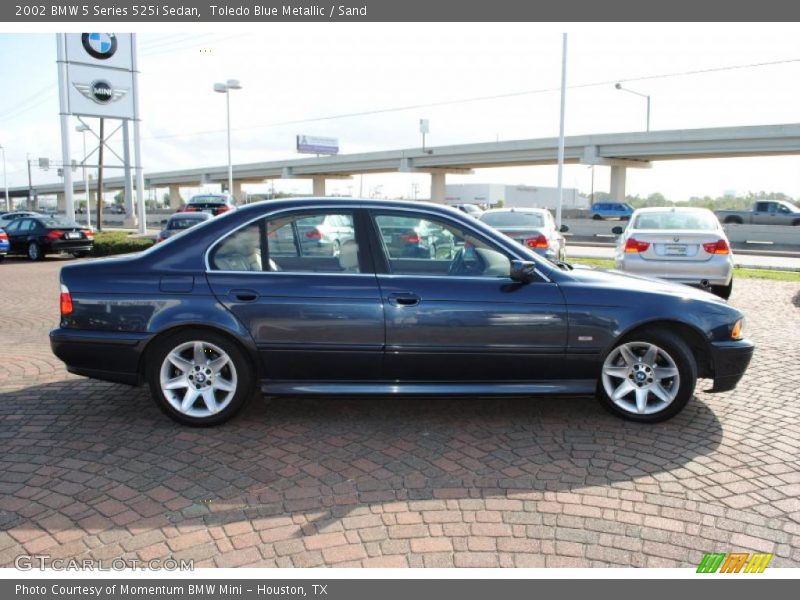 Toledo Blue Metallic / Sand 2002 BMW 5 Series 525i Sedan
