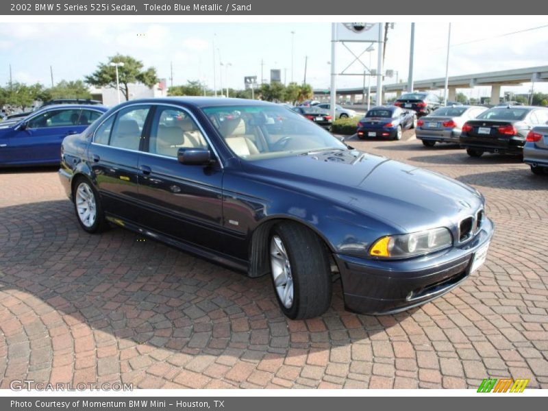 Toledo Blue Metallic / Sand 2002 BMW 5 Series 525i Sedan