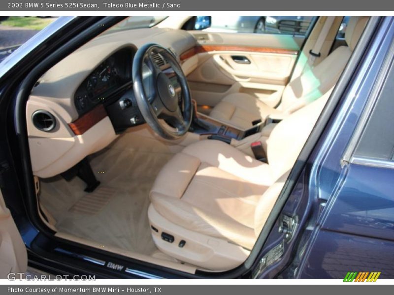  2002 5 Series 525i Sedan Sand Interior
