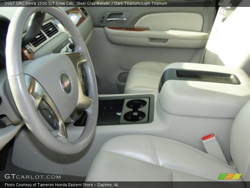  2007 Sierra 1500 SLT Crew Cab Dark Titanium/Light Titanium Interior