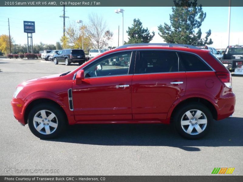 Chili Pepper Red / Tan 2010 Saturn VUE XR V6 AWD