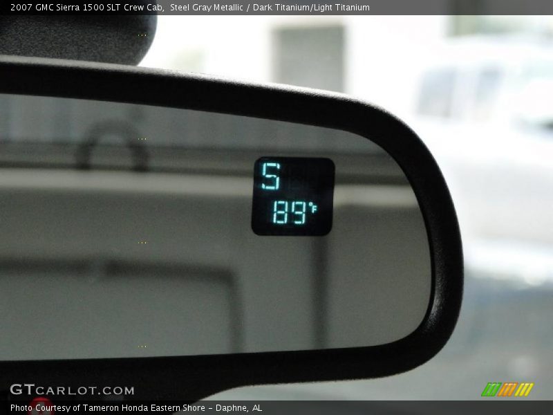 Steel Gray Metallic / Dark Titanium/Light Titanium 2007 GMC Sierra 1500 SLT Crew Cab