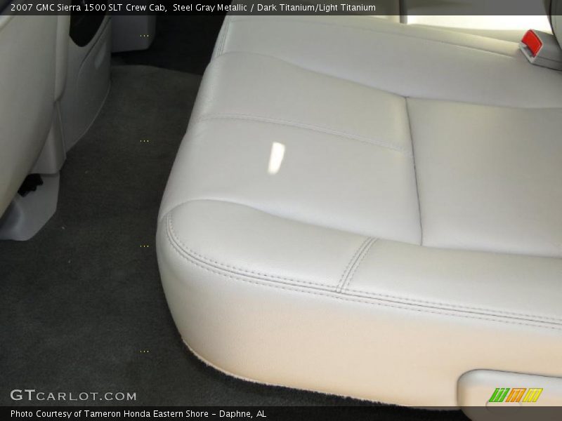 Steel Gray Metallic / Dark Titanium/Light Titanium 2007 GMC Sierra 1500 SLT Crew Cab