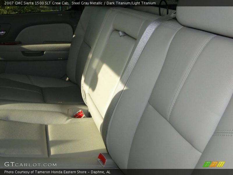 Steel Gray Metallic / Dark Titanium/Light Titanium 2007 GMC Sierra 1500 SLT Crew Cab