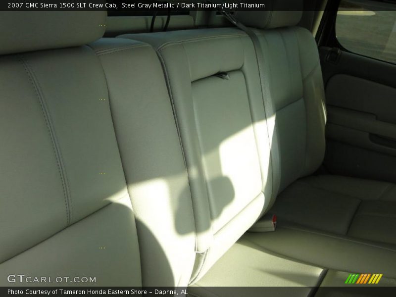 Steel Gray Metallic / Dark Titanium/Light Titanium 2007 GMC Sierra 1500 SLT Crew Cab