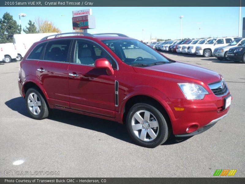 Crystal Red Tintcoat / Gray 2010 Saturn VUE XR