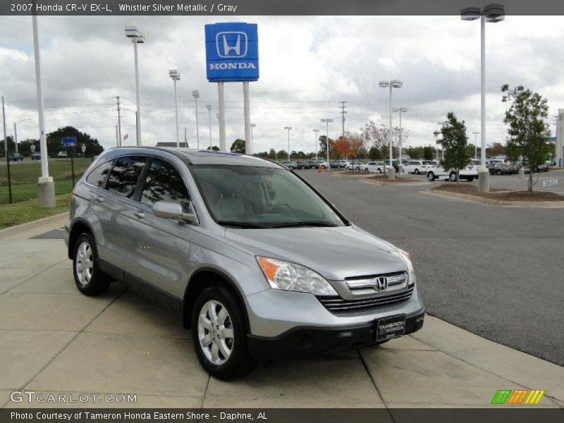 Whistler Silver Metallic / Gray 2007 Honda CR-V EX-L