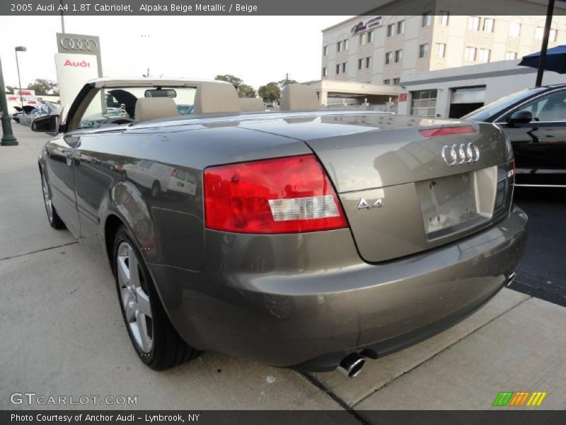 Alpaka Beige Metallic / Beige 2005 Audi A4 1.8T Cabriolet