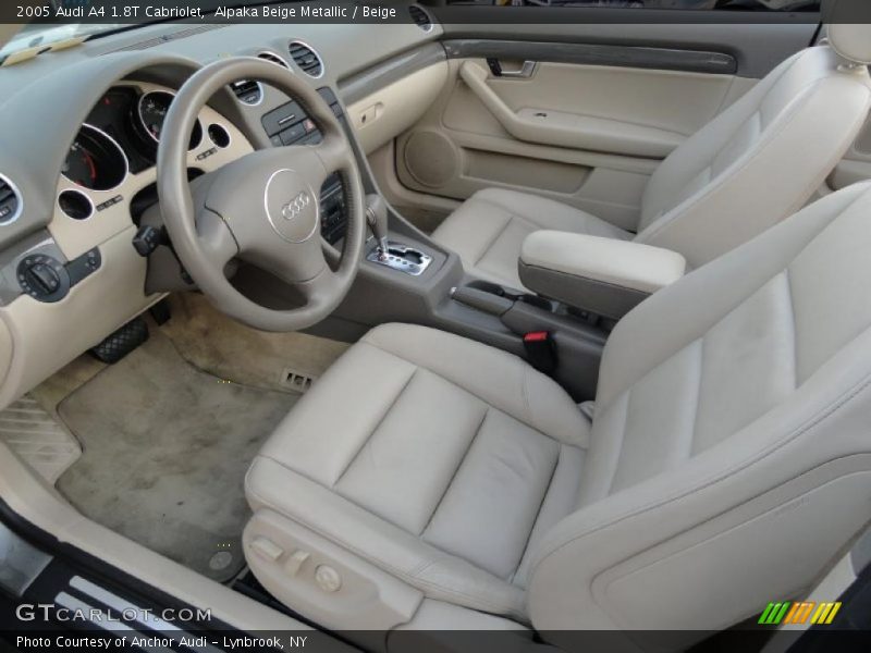 Beige Interior - 2005 A4 1.8T Cabriolet 
