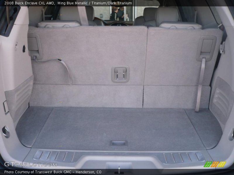 Ming Blue Metallic / Titanium/Dark Titanium 2008 Buick Enclave CXL AWD