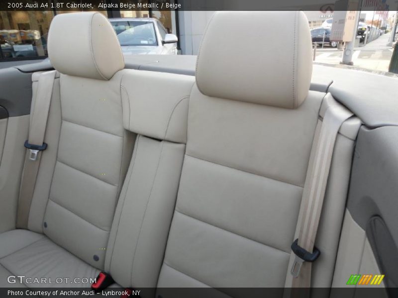  2005 A4 1.8T Cabriolet Beige Interior