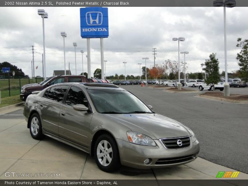 Polished Pewter Metallic / Charcoal Black 2002 Nissan Altima 2.5 SL