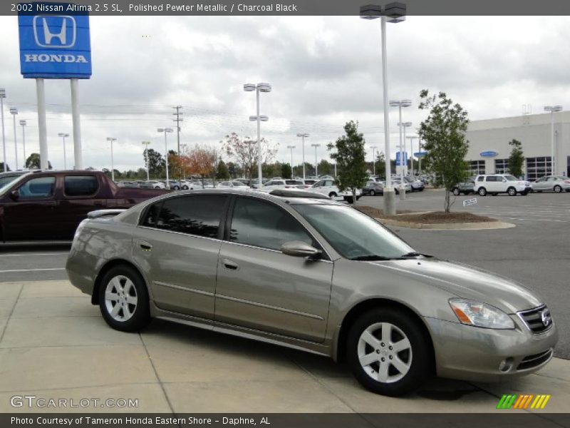 Polished Pewter Metallic / Charcoal Black 2002 Nissan Altima 2.5 SL