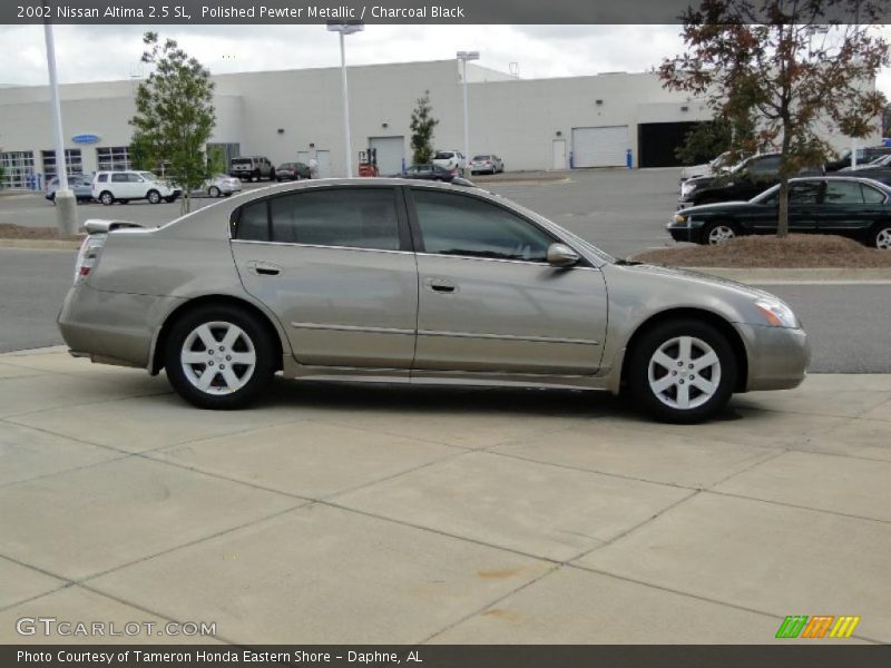 Polished Pewter Metallic / Charcoal Black 2002 Nissan Altima 2.5 SL