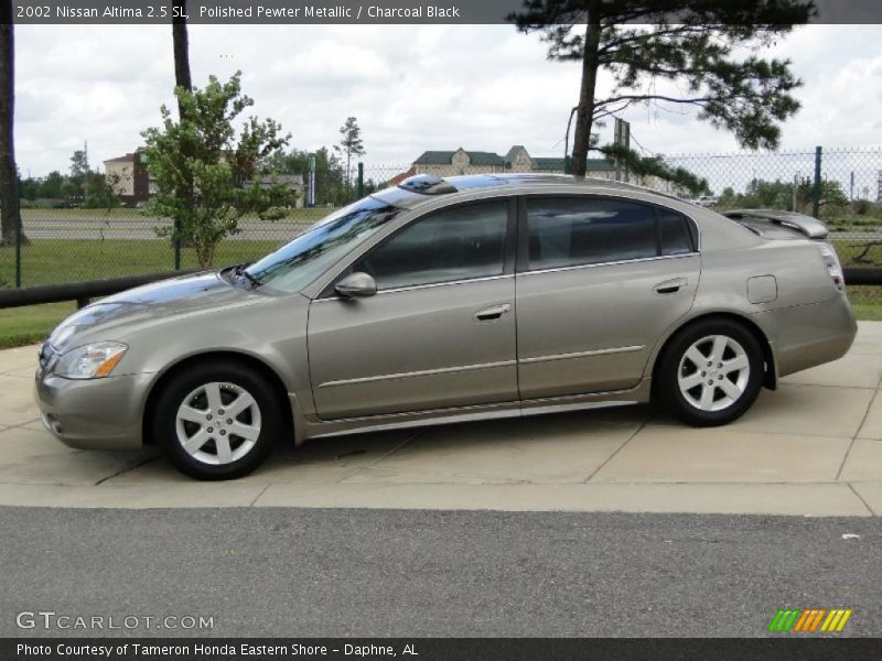 Polished Pewter Metallic / Charcoal Black 2002 Nissan Altima 2.5 SL