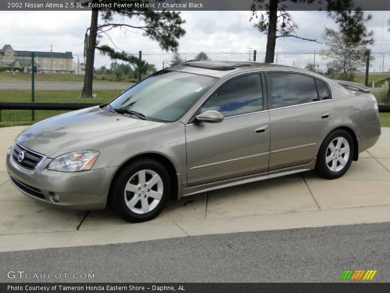 Polished Pewter Metallic / Charcoal Black 2002 Nissan Altima 2.5 SL