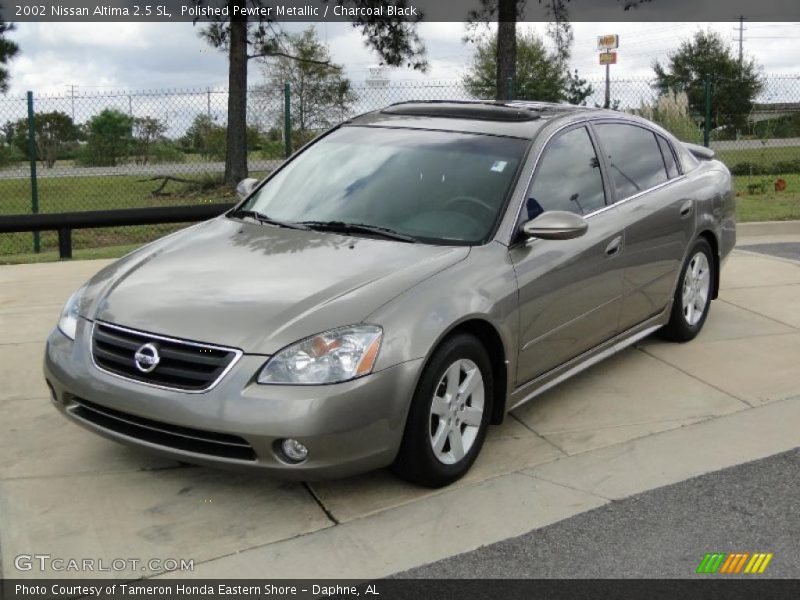 Polished Pewter Metallic / Charcoal Black 2002 Nissan Altima 2.5 SL
