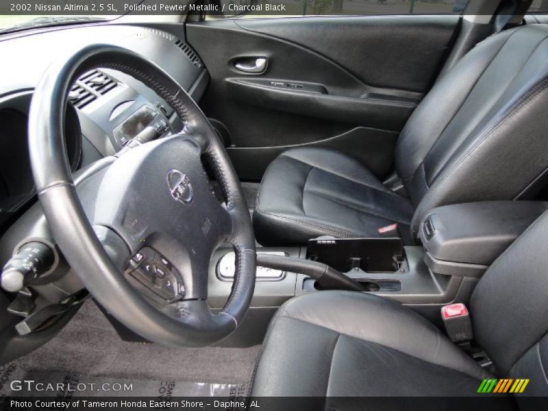 Polished Pewter Metallic / Charcoal Black 2002 Nissan Altima 2.5 SL