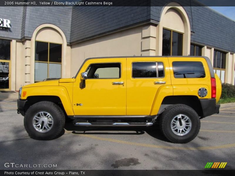 Yellow / Ebony Black/Light Cashmere Beige 2006 Hummer H3