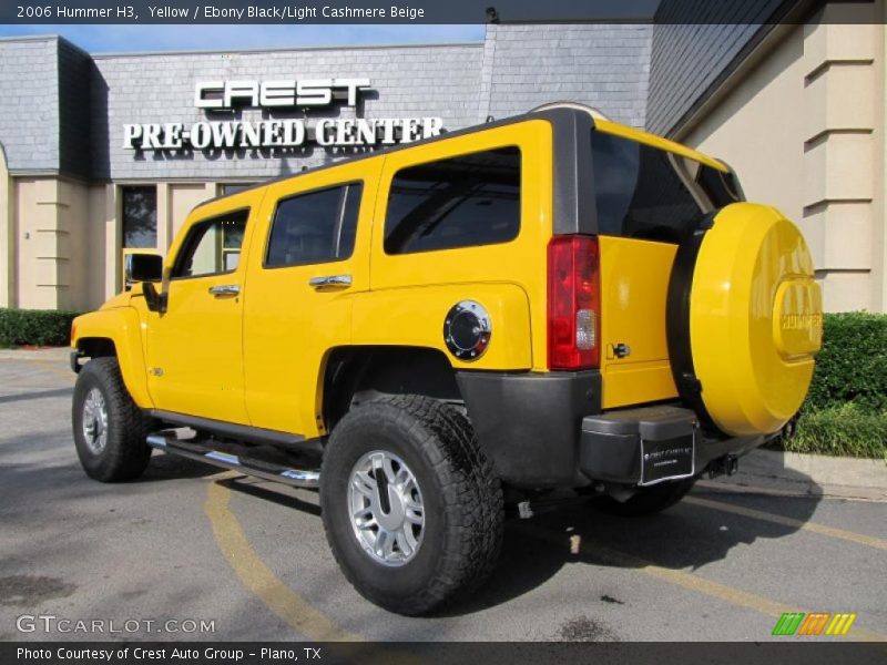 Yellow / Ebony Black/Light Cashmere Beige 2006 Hummer H3