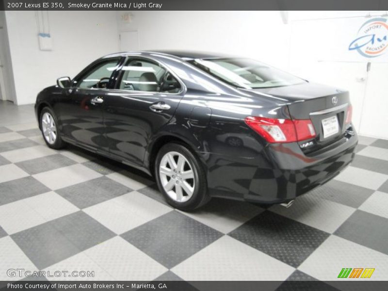 Smokey Granite Mica / Light Gray 2007 Lexus ES 350