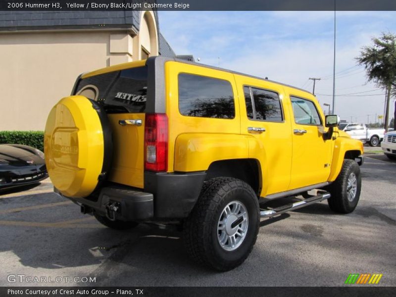 Yellow / Ebony Black/Light Cashmere Beige 2006 Hummer H3