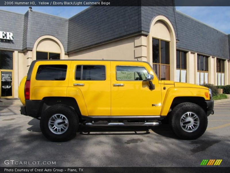 Yellow / Ebony Black/Light Cashmere Beige 2006 Hummer H3