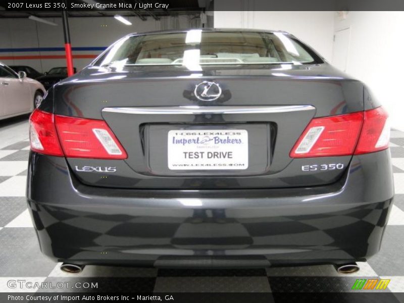 Smokey Granite Mica / Light Gray 2007 Lexus ES 350