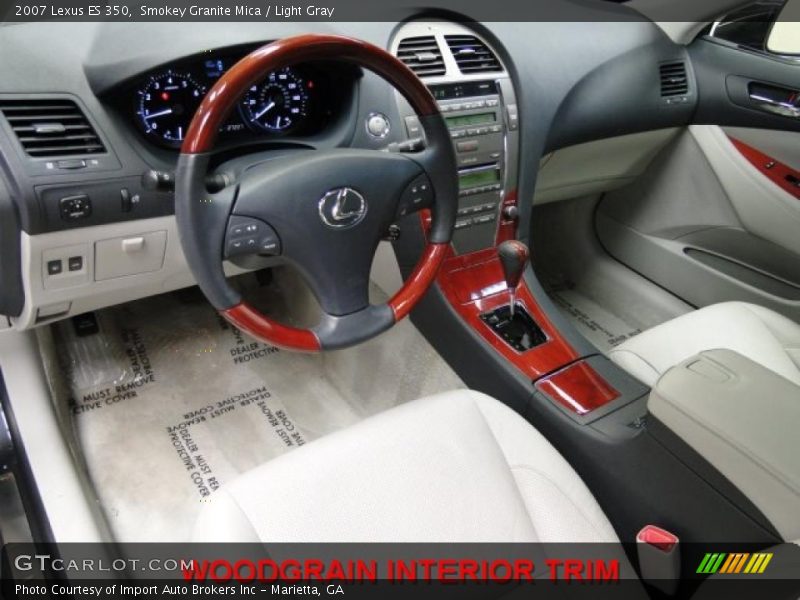 Smokey Granite Mica / Light Gray 2007 Lexus ES 350