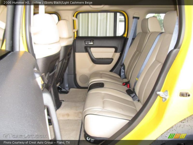 Yellow / Ebony Black/Light Cashmere Beige 2006 Hummer H3