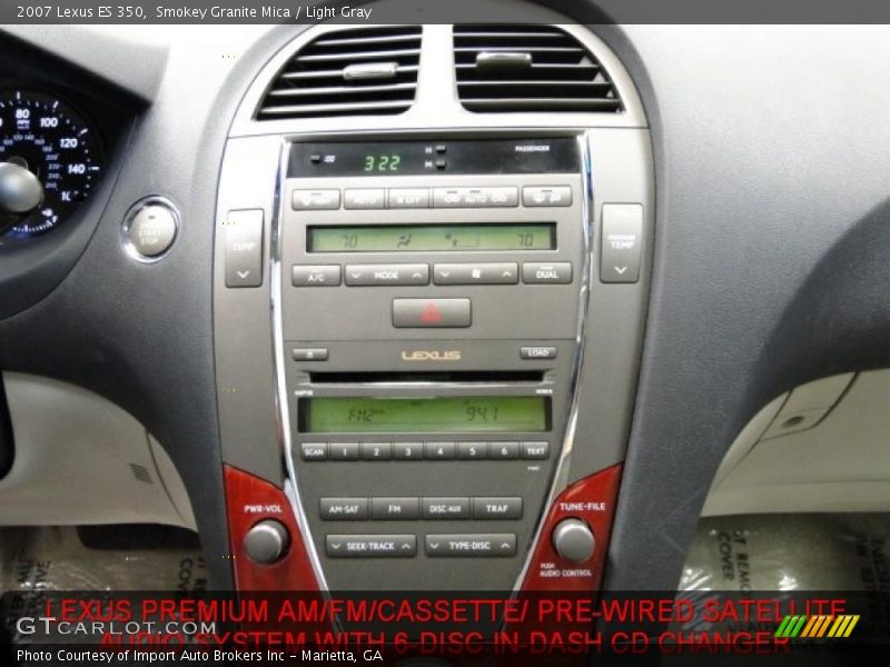 Smokey Granite Mica / Light Gray 2007 Lexus ES 350