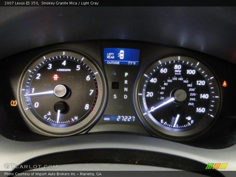 Smokey Granite Mica / Light Gray 2007 Lexus ES 350