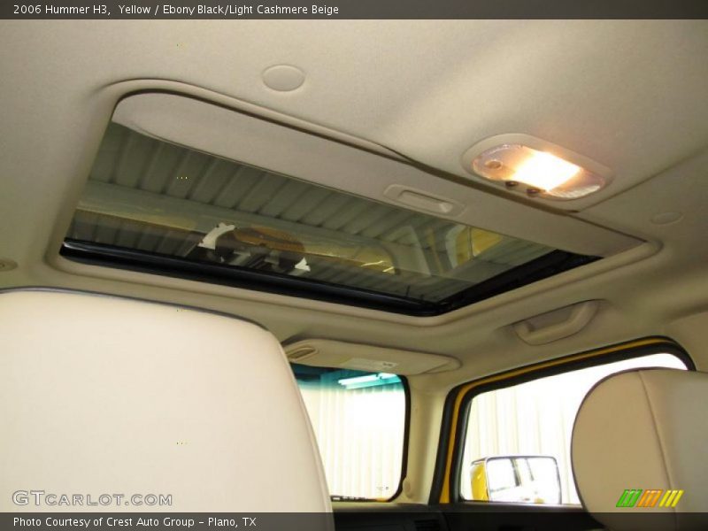 Yellow / Ebony Black/Light Cashmere Beige 2006 Hummer H3