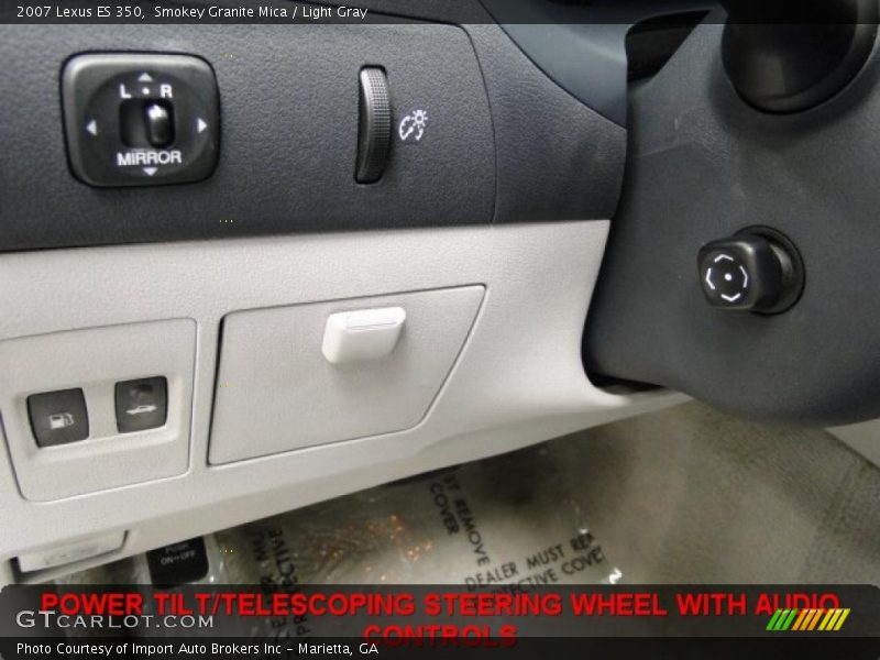Smokey Granite Mica / Light Gray 2007 Lexus ES 350