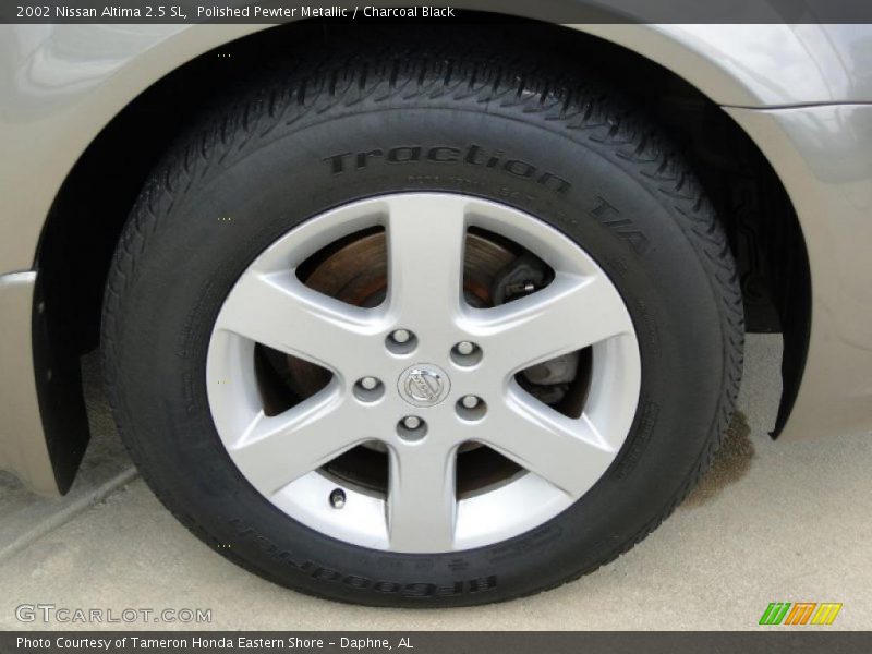 Polished Pewter Metallic / Charcoal Black 2002 Nissan Altima 2.5 SL