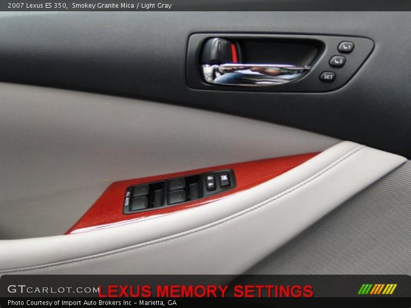 Smokey Granite Mica / Light Gray 2007 Lexus ES 350