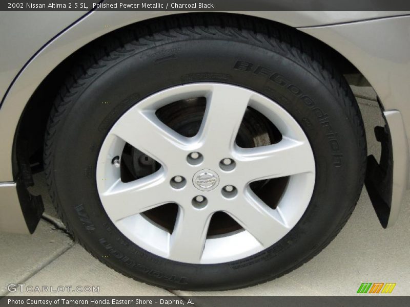 Polished Pewter Metallic / Charcoal Black 2002 Nissan Altima 2.5 SL