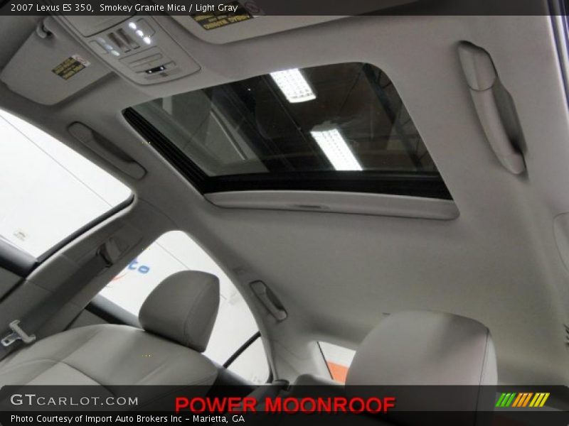 Smokey Granite Mica / Light Gray 2007 Lexus ES 350