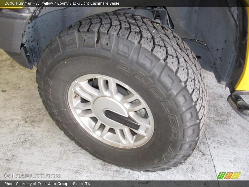 Yellow / Ebony Black/Light Cashmere Beige 2006 Hummer H3