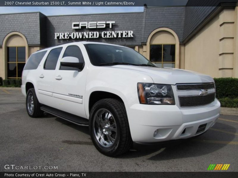 Summit White / Light Cashmere/Ebony 2007 Chevrolet Suburban 1500 LT