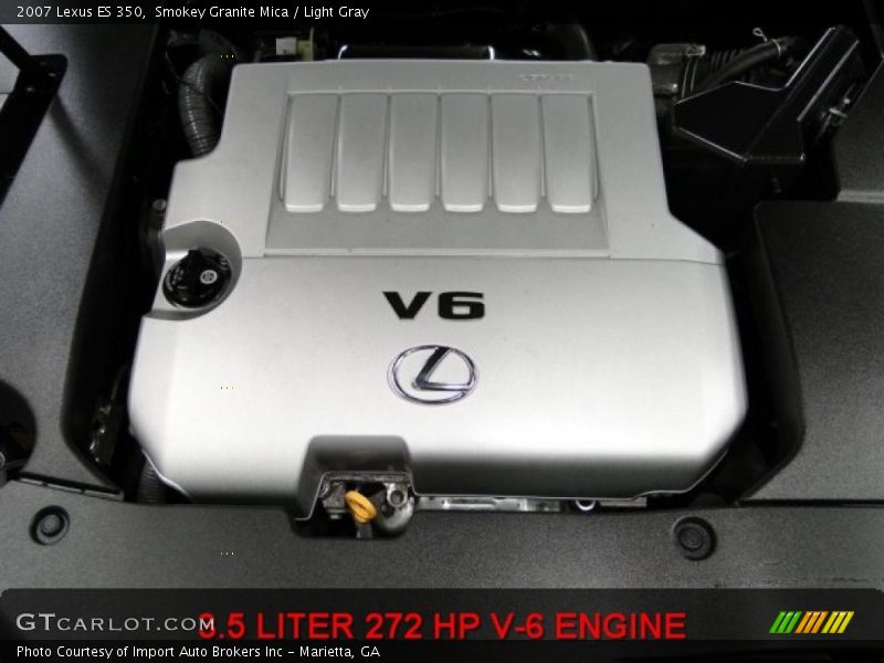 Smokey Granite Mica / Light Gray 2007 Lexus ES 350