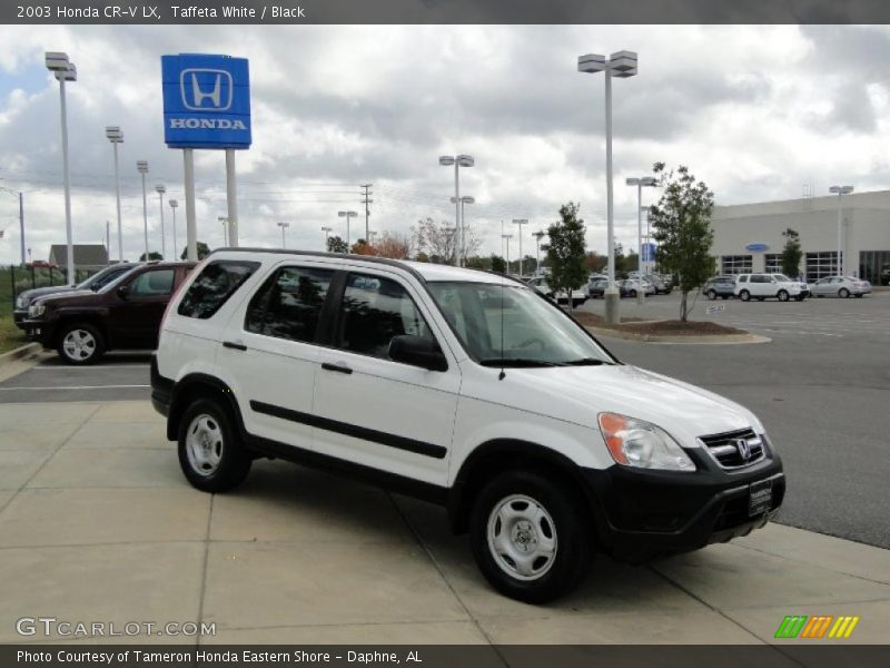 Taffeta White / Black 2003 Honda CR-V LX