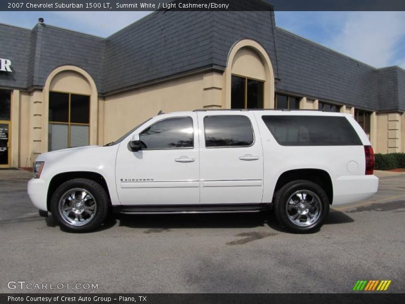 Summit White / Light Cashmere/Ebony 2007 Chevrolet Suburban 1500 LT