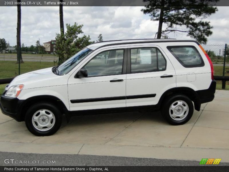 Taffeta White / Black 2003 Honda CR-V LX
