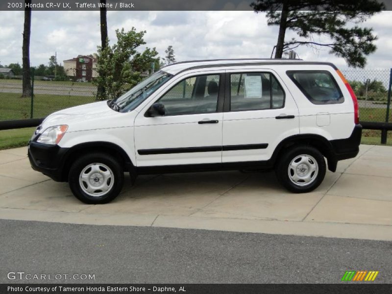 Taffeta White / Black 2003 Honda CR-V LX