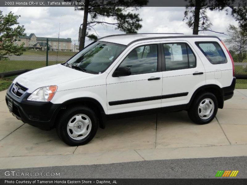 Taffeta White / Black 2003 Honda CR-V LX